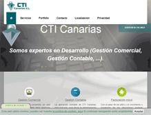 Tablet Screenshot of cticanarias.com